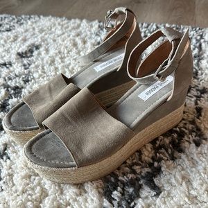 SOLD Steve Madden Espadrille Wedge Sandals